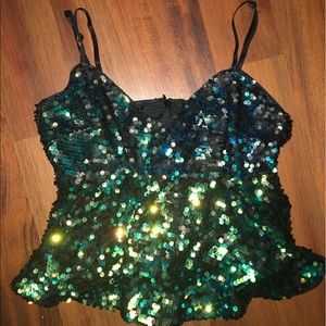 Guess sequin top